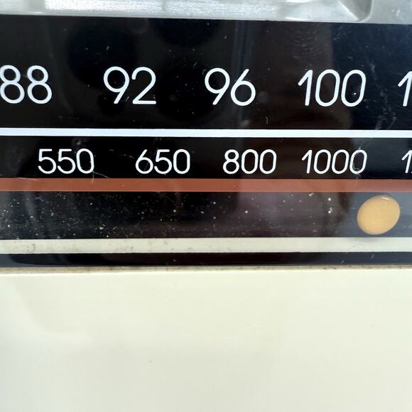 Vintage GE Kitchen Campaign AM/FM Radio With Digital Clock 7-4208B Tested - Picture 14 of 15